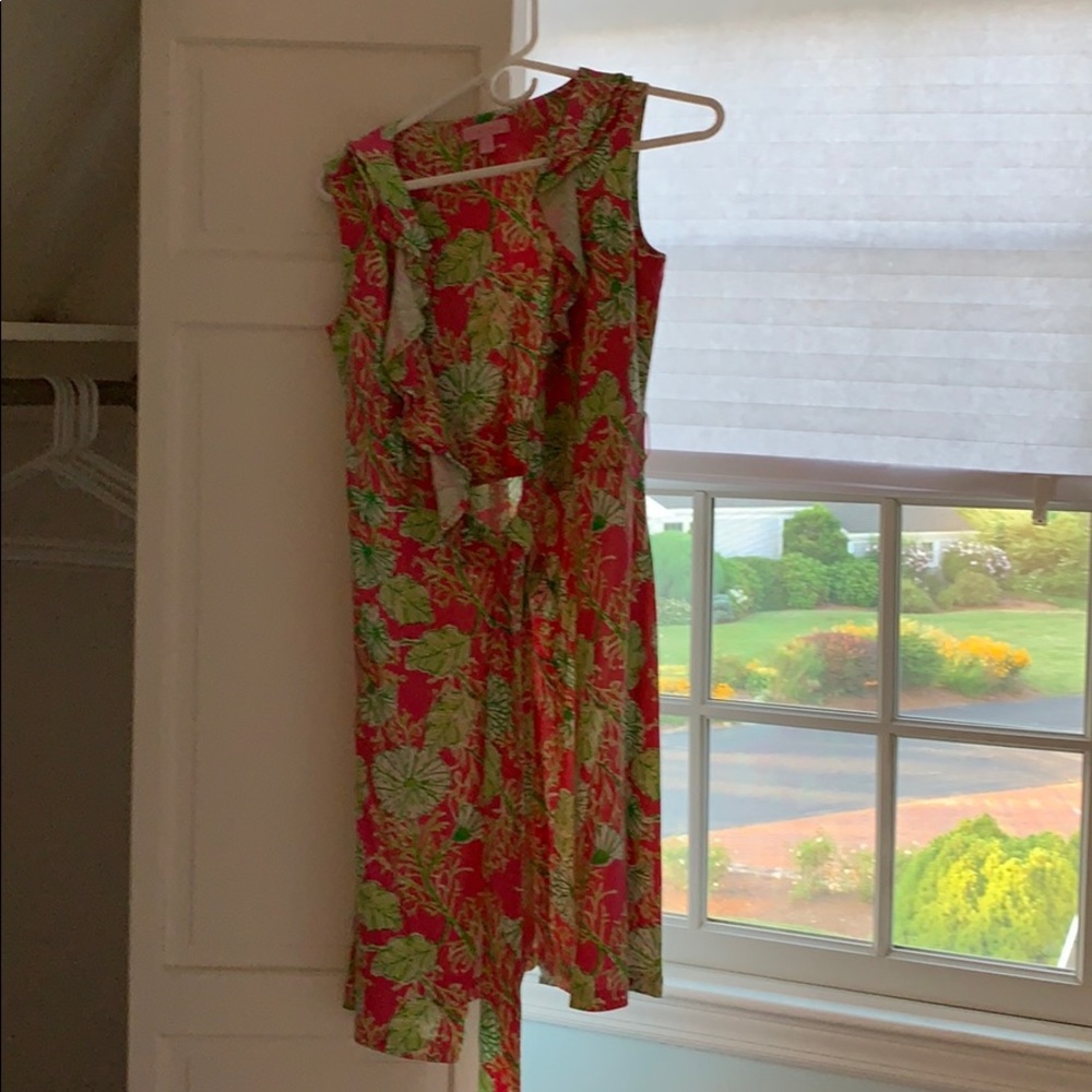 Lily Pulitzer wrap sleeveless dress